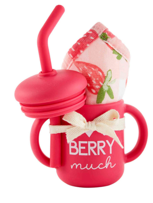 I love you Berry much silicone cup