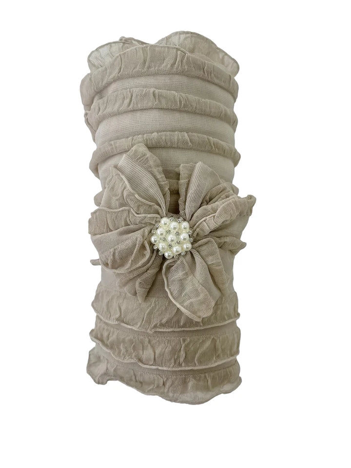 Ruffle Swaddle with Headband