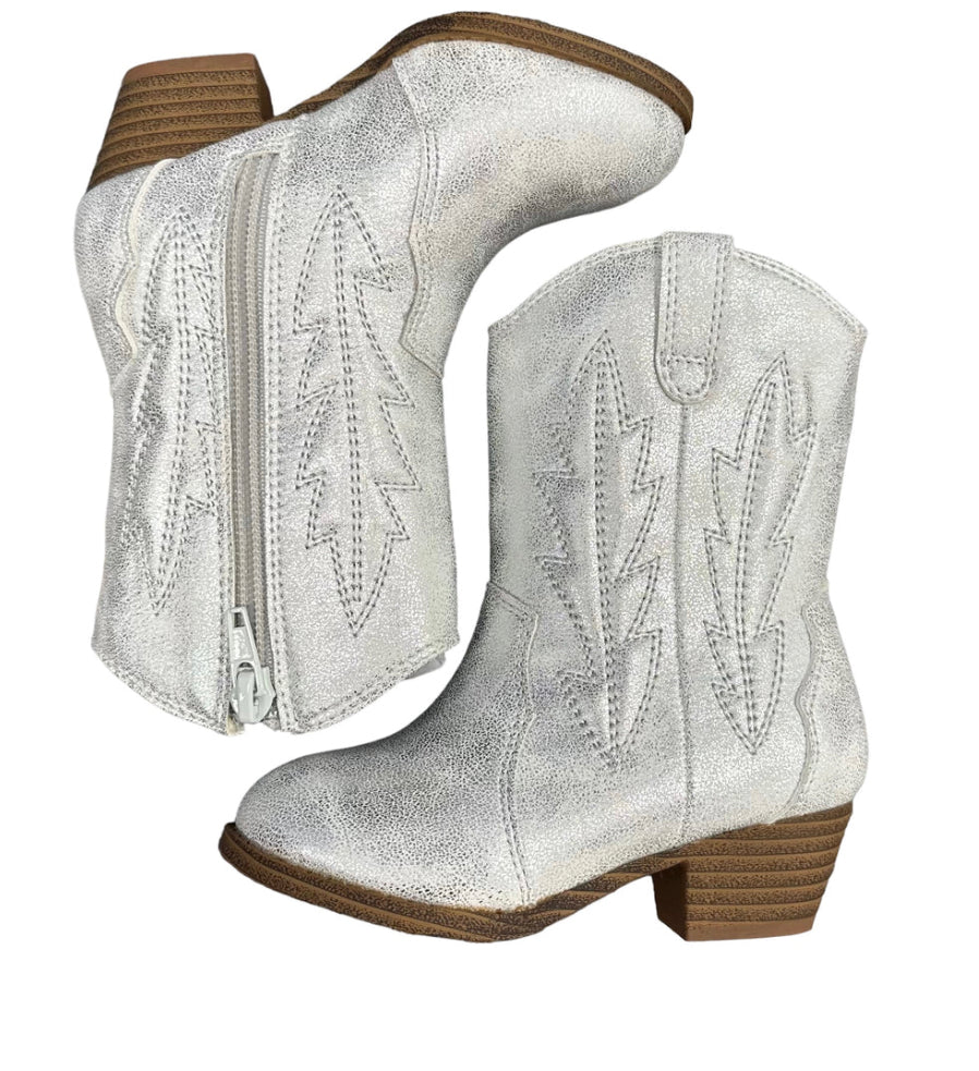 Silver Cowgirl Boots