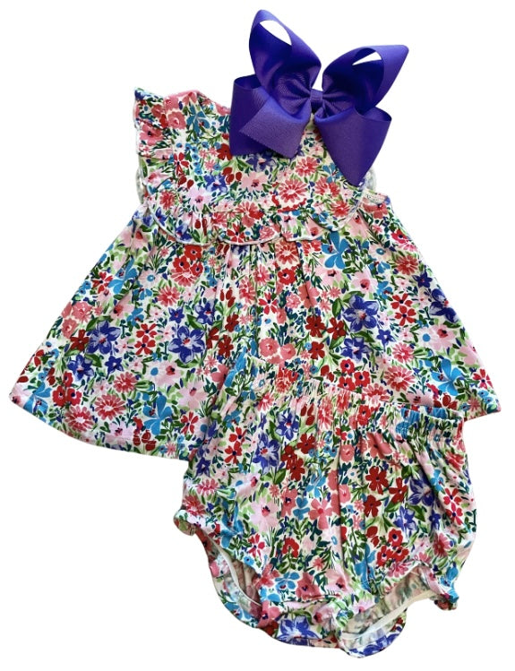 London Floral Ruffle Set
