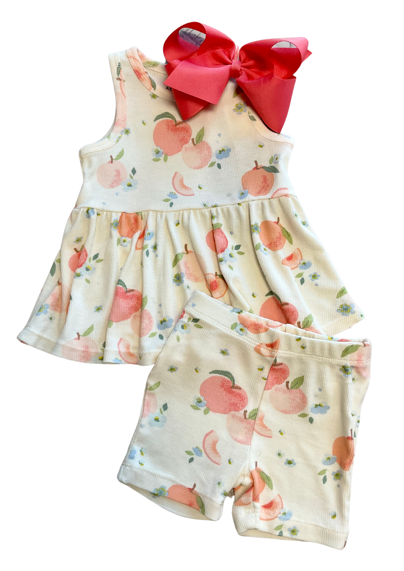 Peachy Biker Short Set