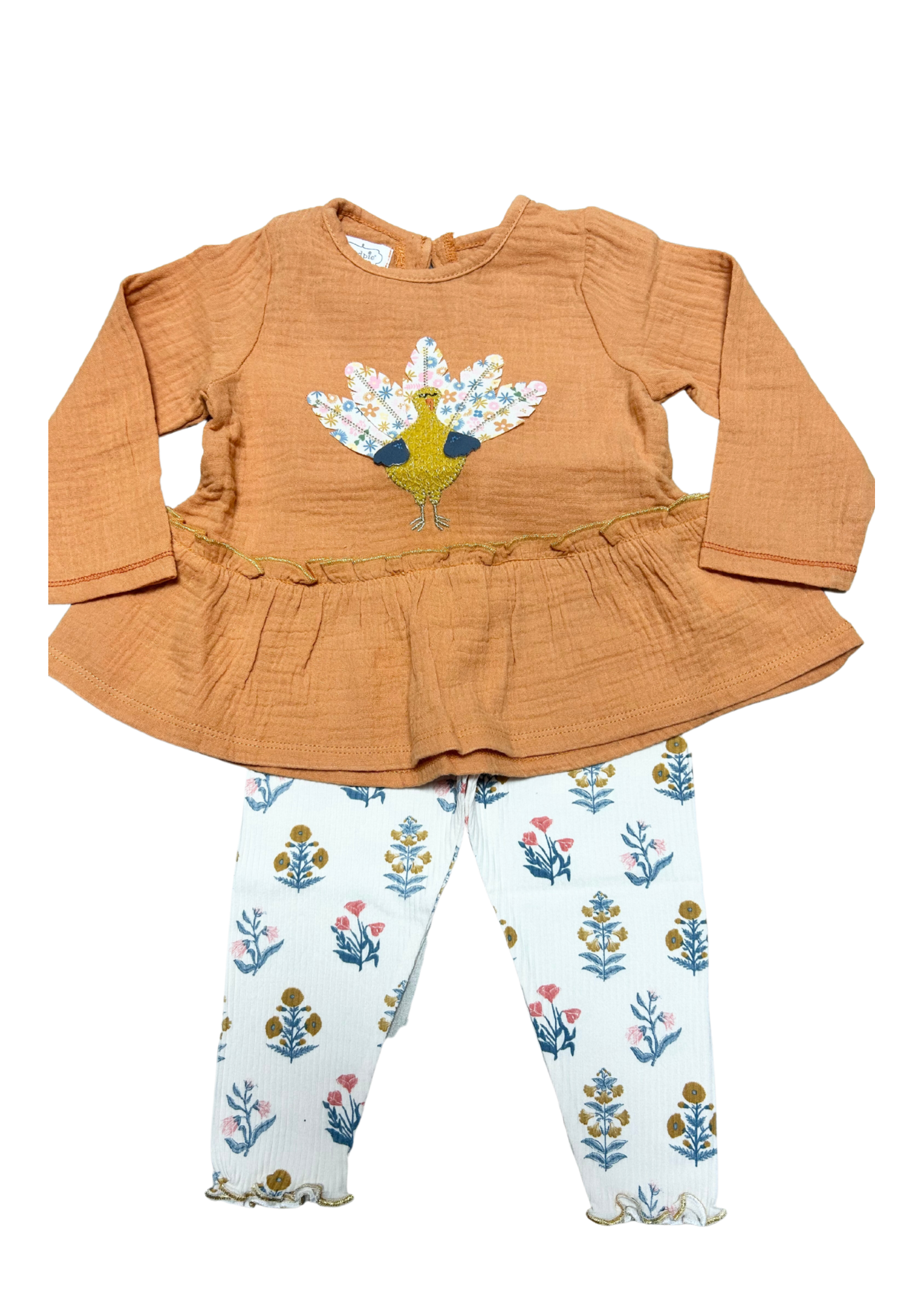 Girl Turkey Tunic Set