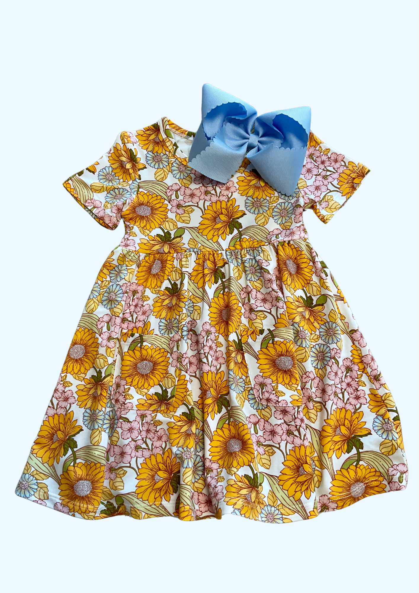 Sunflower Twirl Dress