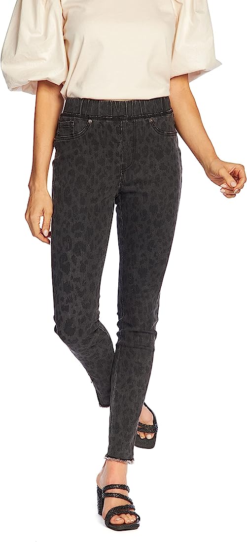 Jetta Zipper Black Jeans