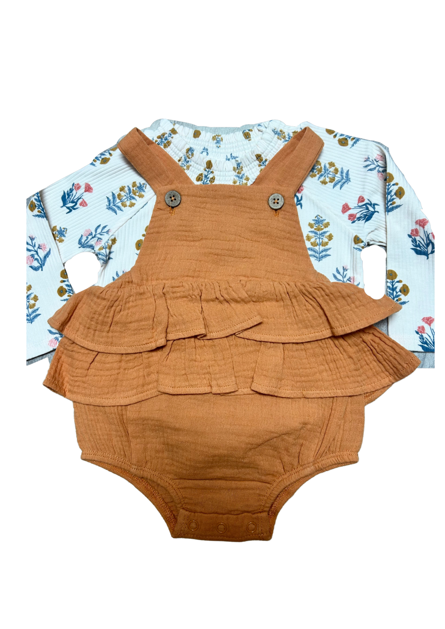 Fall Floral Bubble with Shirt