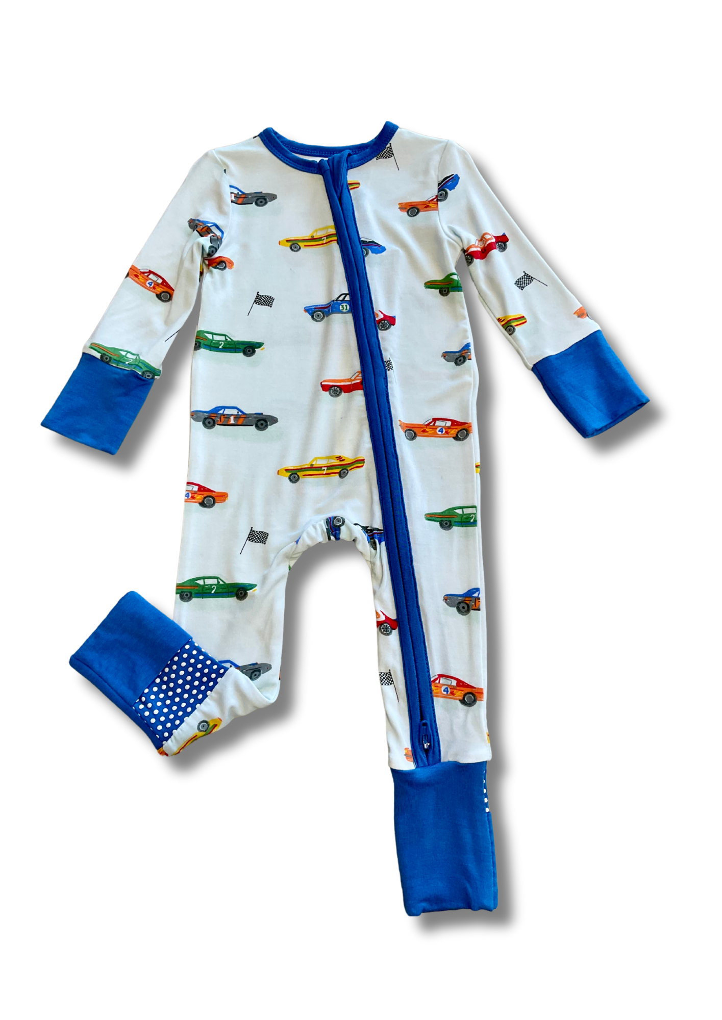 Muscle Car 2way Zip Romper