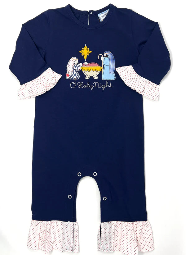 O' Holy Night Girls Romper